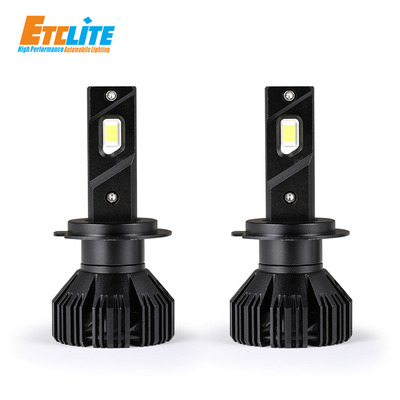 12V Fan Cooled LED Headlights H7 H4 100w IP68 Waterproof X70