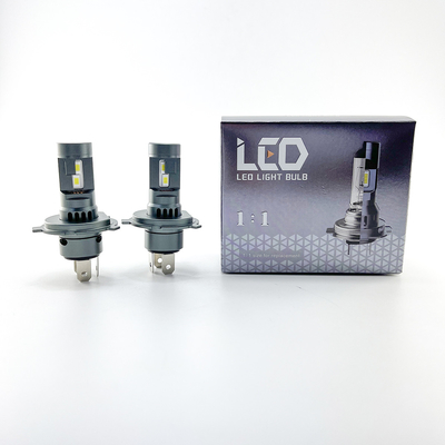 Yüksek Düşük Işın H1 H4 H13 Araba LED Ampul 12V Beyaz Su Geçirmez 72W Led Far