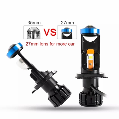 Toptan H4 Mini Bi Led Lens Projektör Oto Araba Led Far Ampüller 40 W