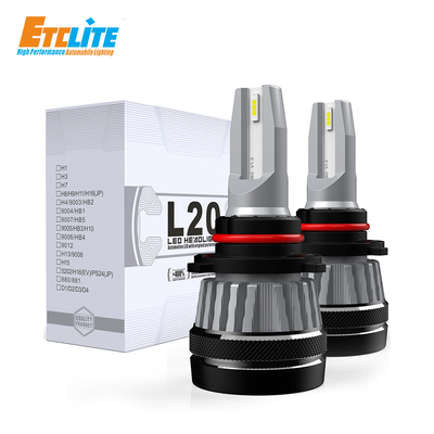 9005 H4 100w Led Headlight Bulbs Aluminium Material 12000 Lumen