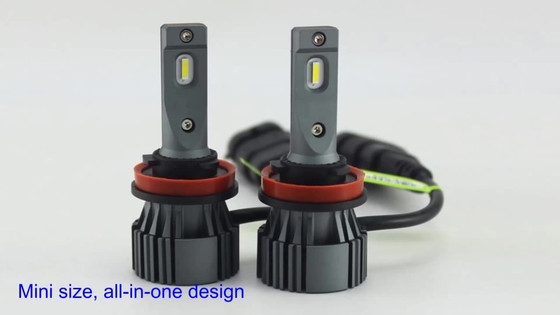 1860AW H1 12v 55w Led Headlight Bulb 6500k 6063 aluminum Material