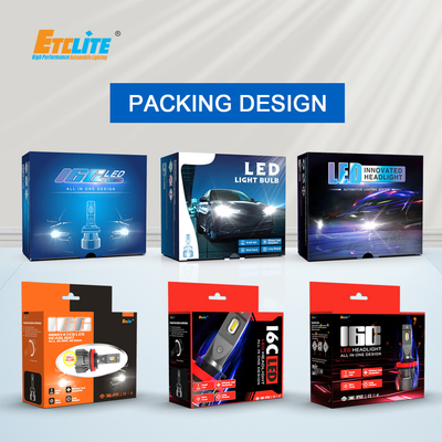 1860AW H1 12v 55w Led Headlight Bulb 6500k 6063 aluminum Material